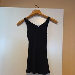 James Perse Classic Black Tank Top